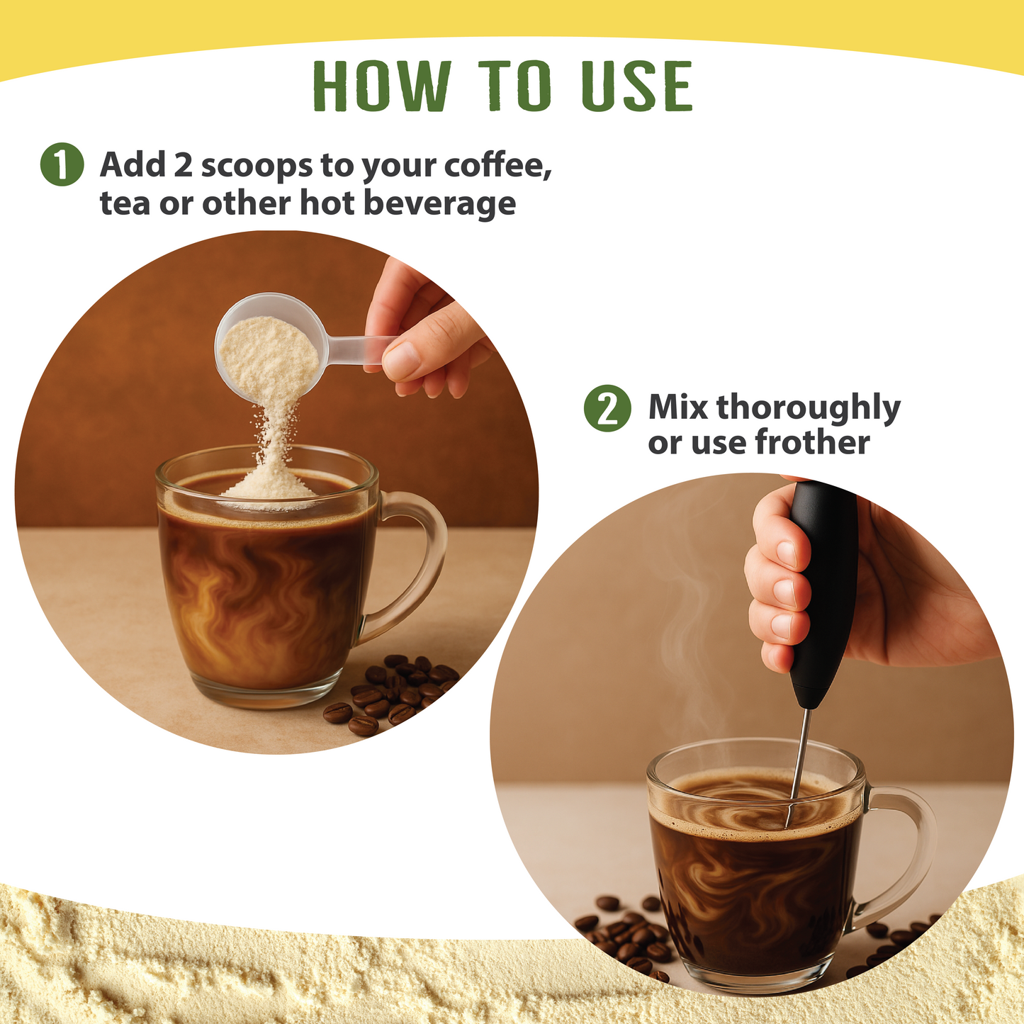 Collagen Creamer for Coffee - Grass Fed Collagen Peptides Powder with MCT Oil for Hair, Skin, Nails & Joint Support - Hazelnut